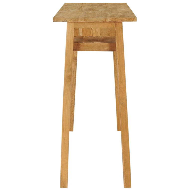 Wandtafel 120x35x75 cm massief teakhout MeubelReus