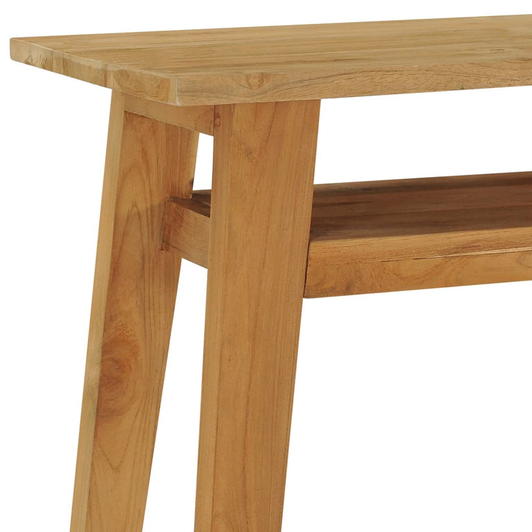 Wandtafel 120x35x75 cm massief teakhout MeubelReus
