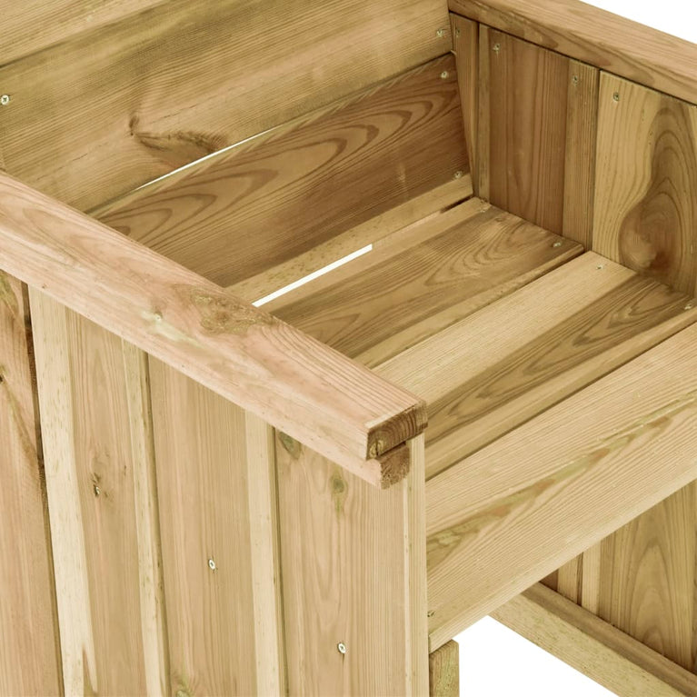 7-delige Tuinset geïmpregneerd grenenhout MeubelReus