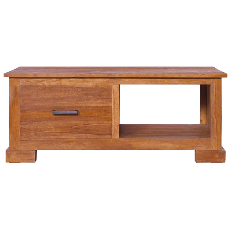 Tv-meubel 90x50x37 cm massief teakhout MeubelReus