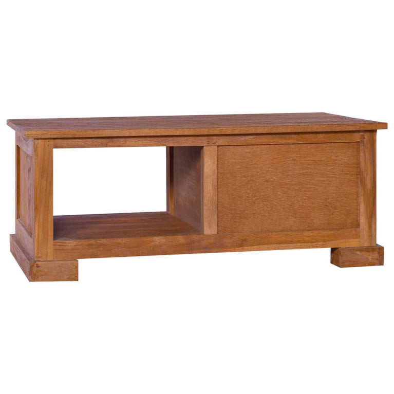 Tv-meubel 90x50x37 cm massief teakhout MeubelReus