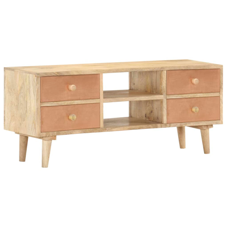 Tv-meubel 110x30x45 cm massief mangohout MeubelReus