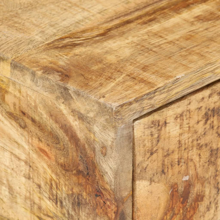 Bijzettafel U-vormig 45x30x61 cm massief mangohout MeubelReus