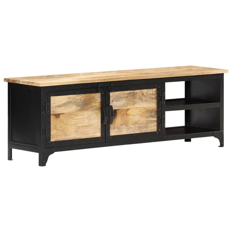 Tv-meubel 120x30x40 cm massief mangohout MeubelReus