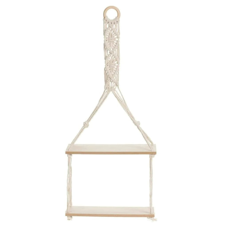 H&S Collection Wandrek met touwdecoratie 30x10x66 cm MeubelReus
