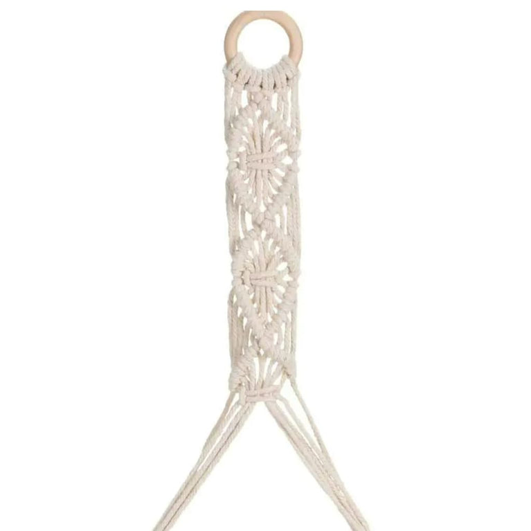 H&S Collection Wandrek met touwdecoratie 30x10x66 cm MeubelReus