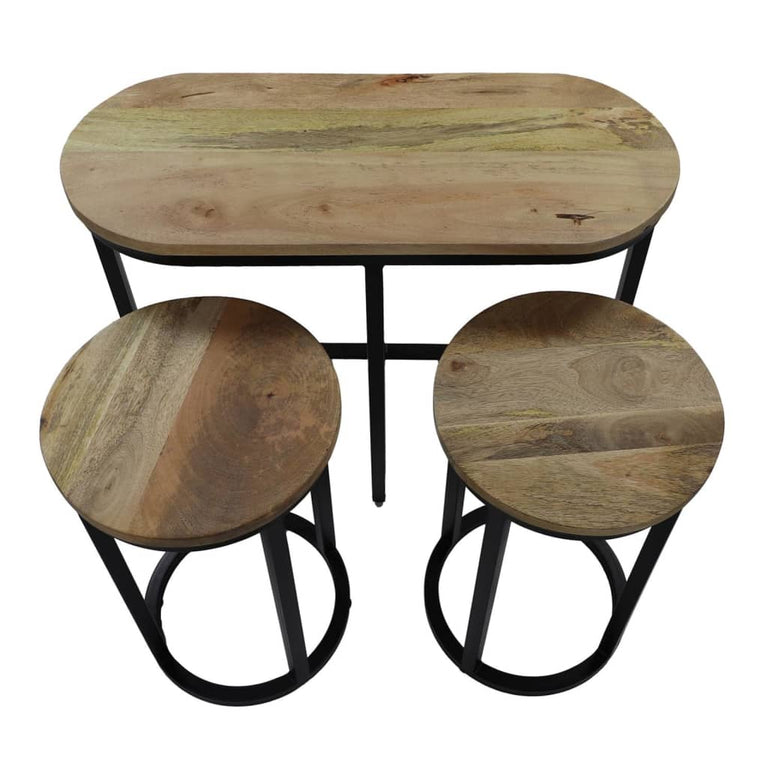 HSM Collection 3-delige Bijzettafelset MeubelReus