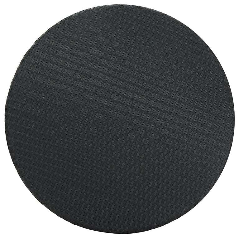 Tuintafel 75,5x106 cm poly rattan zwart MeubelReus