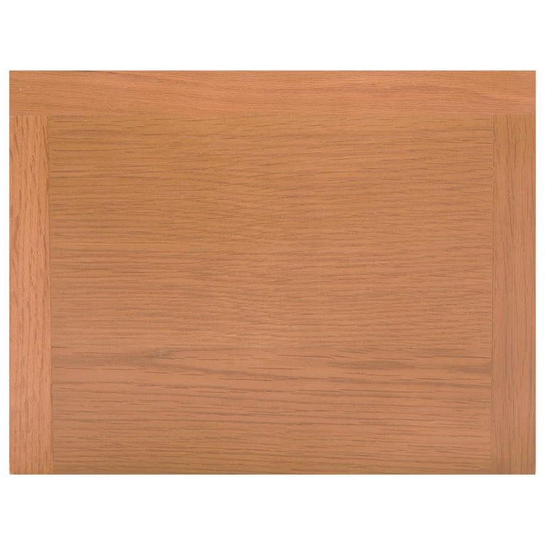 Bijzettafel met lade 35x27x55 cm massief eikenhout MeubelReus