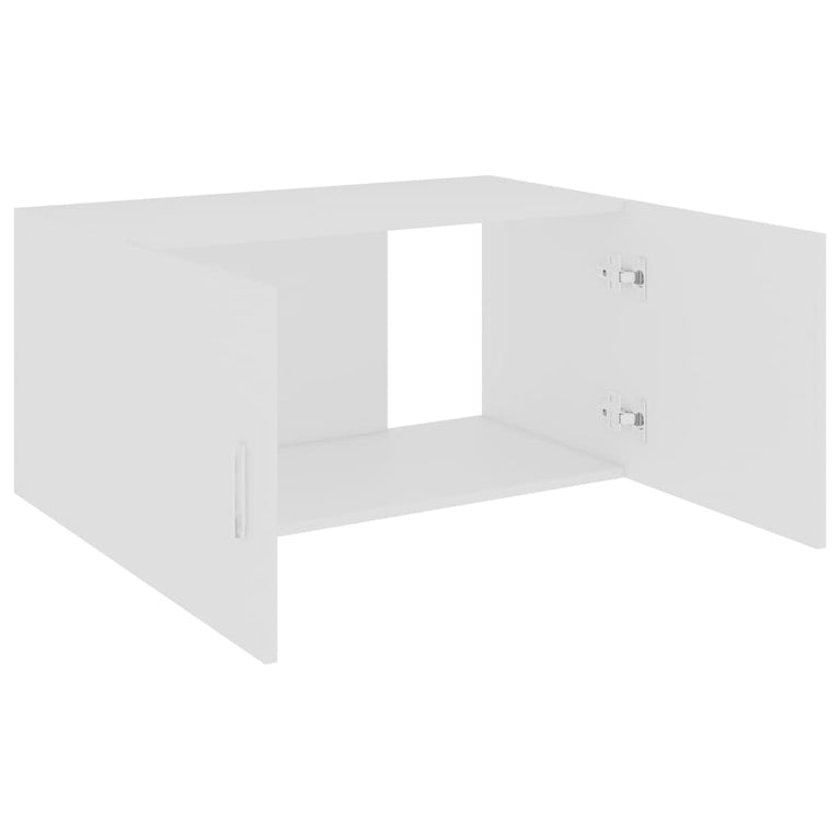 Hangkast 80x39x40 cm bewerkt hout wit MeubelReus
