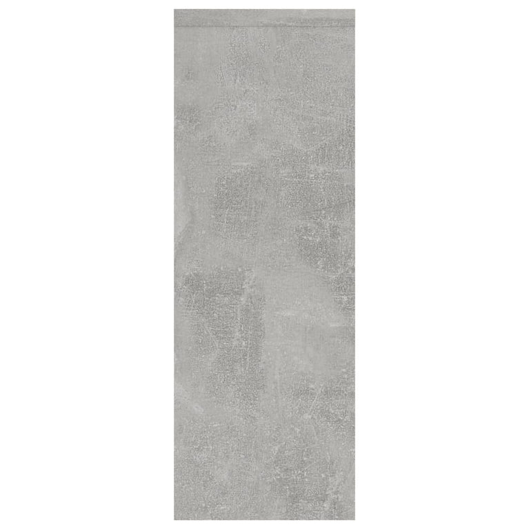 Wandschap 45,1x16x45,1 cm spaanplaat betongrijs