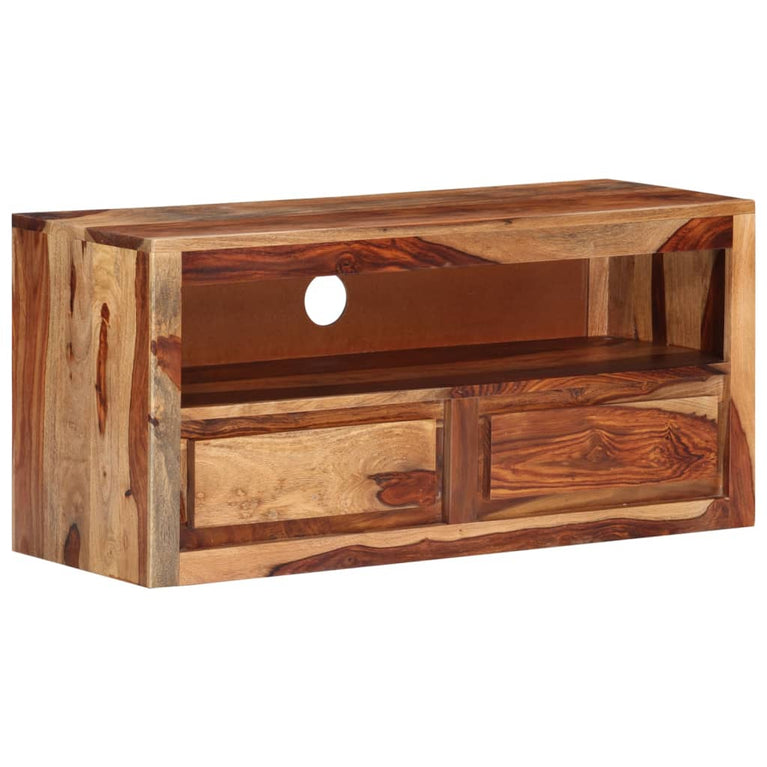 Tv-meubel 88x30x40 cm massief sheeshamhout MeubelReus