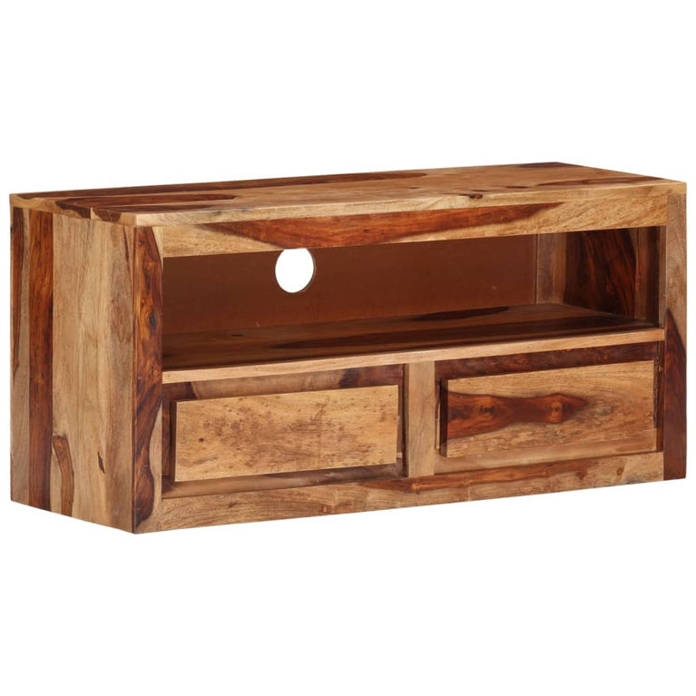 Tv-meubel 88x30x40 cm massief sheeshamhout MeubelReus