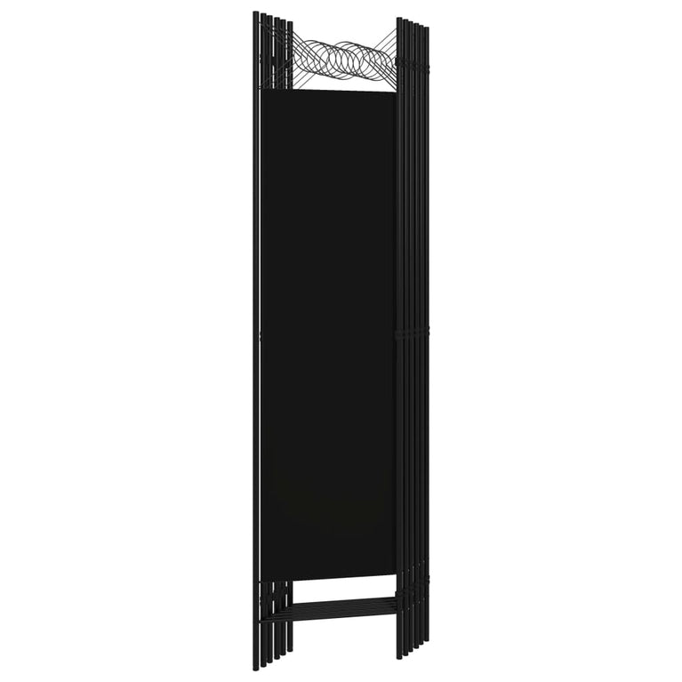 Kamerscherm met 6 panelen 240x180 cm zwart MeubelReus