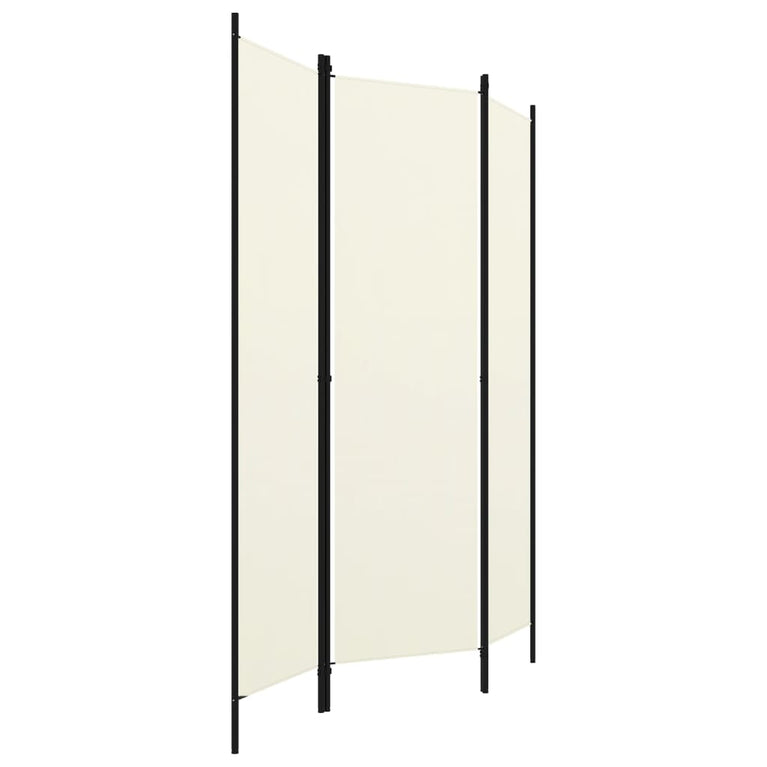 Kamerscherm met 3 panelen 150x180 cm crèmewit MeubelReus