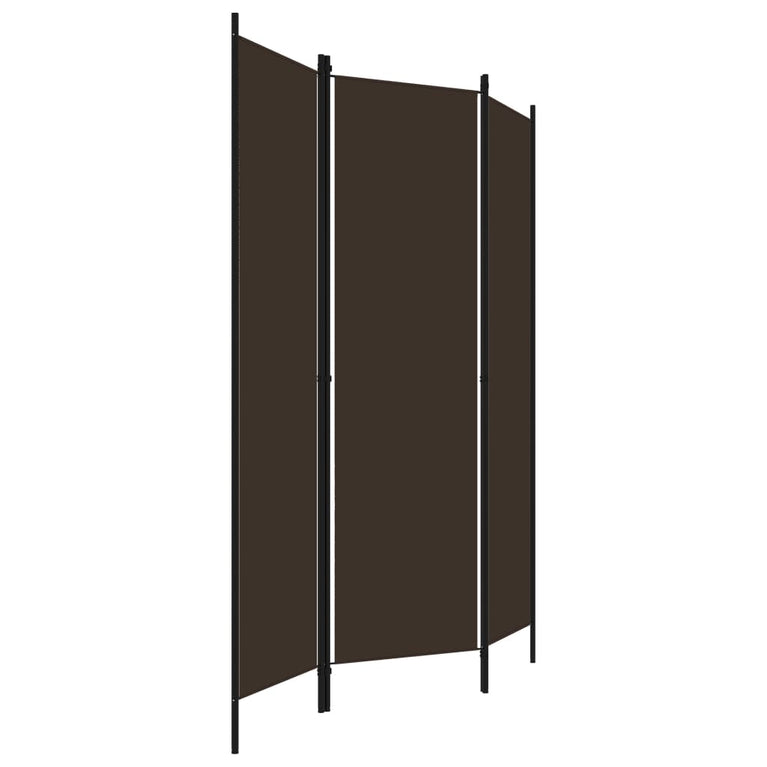 Kamerscherm met 3 panelen 150x180 cm bruin MeubelReus