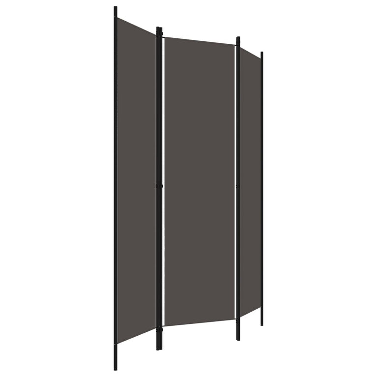 Kamerscherm met 3 panelen 150x180 cm antraciet MeubelReus
