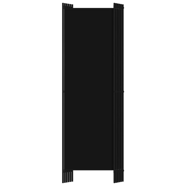 Kamerscherm met 6 panelen 300x180 cm zwart MeubelReus