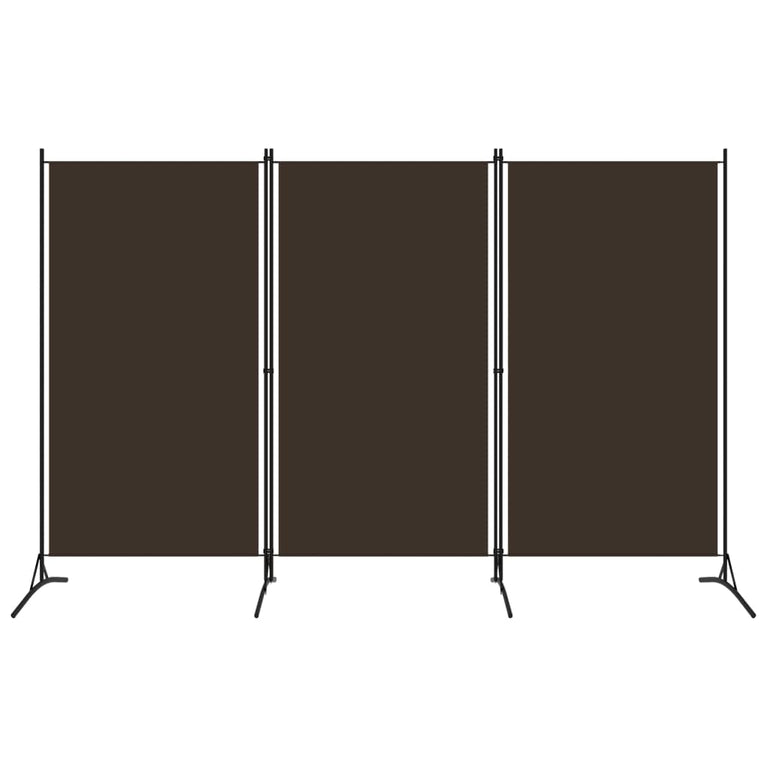 Kamerscherm met 3 panelen 260x180 cm bruin MeubelReus