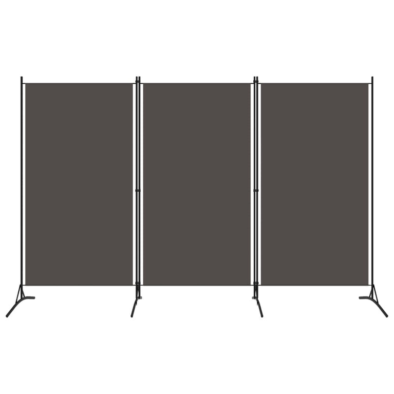 Kamerscherm met 3 panelen 260x180 cm antraciet MeubelReus