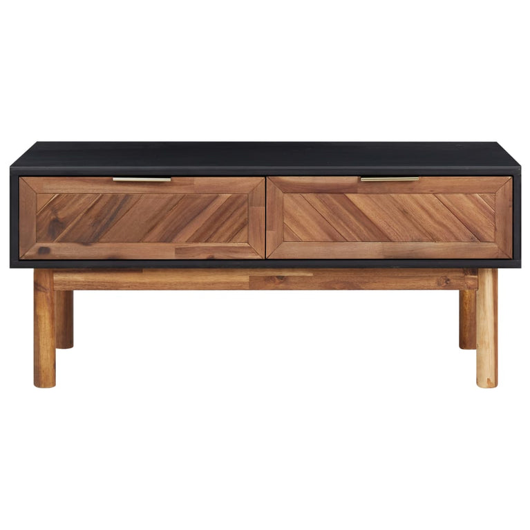 Salontafel 90x50x40 cm massief acaciahout en MDF MeubelReus