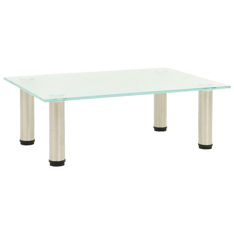 Tv-meubel 40x35x17 cm gehard glas mat