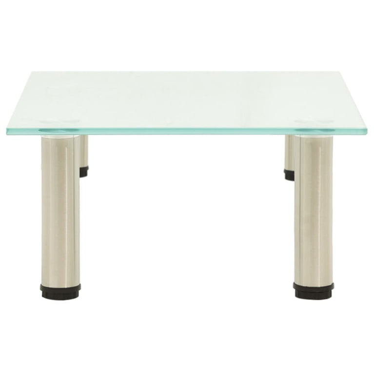 Tv-meubel 40x35x17 cm gehard glas mat