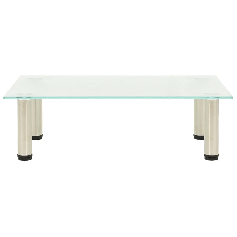 Tv-meubel 60x35x17 cm gehard glas mat