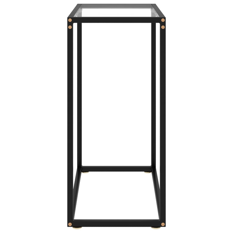 Wandtafel 60x35x75 cm gehard glas transparant MeubelReus
