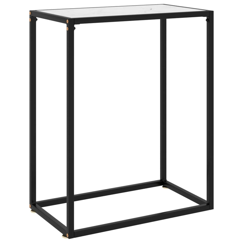 Wandtafel 60x35x75 cm gehard glas wit MeubelReus