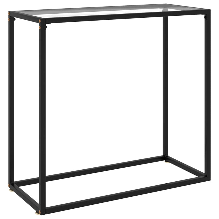 Wandtafel 80x35x75 cm gehard glas transparant MeubelReus