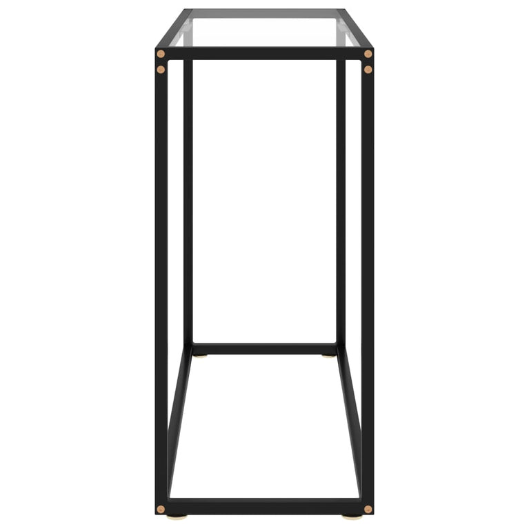 Wandtafel 80x35x75 cm gehard glas transparant MeubelReus
