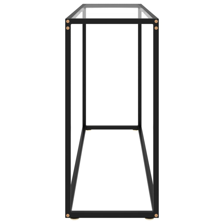 Wandtafel 120x35x75 cm gehard glas transparant MeubelReus