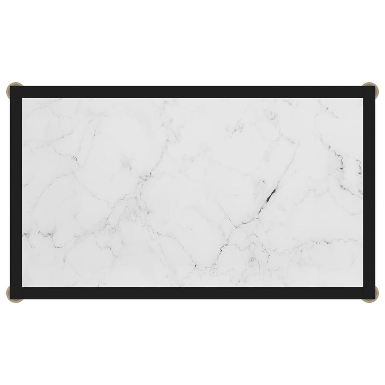 Wandtafel 60x35x75 cm gehard glas wit MeubelReus