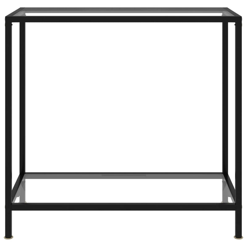 Wandtafel 80x35x75 cm gehard glas transparant MeubelReus