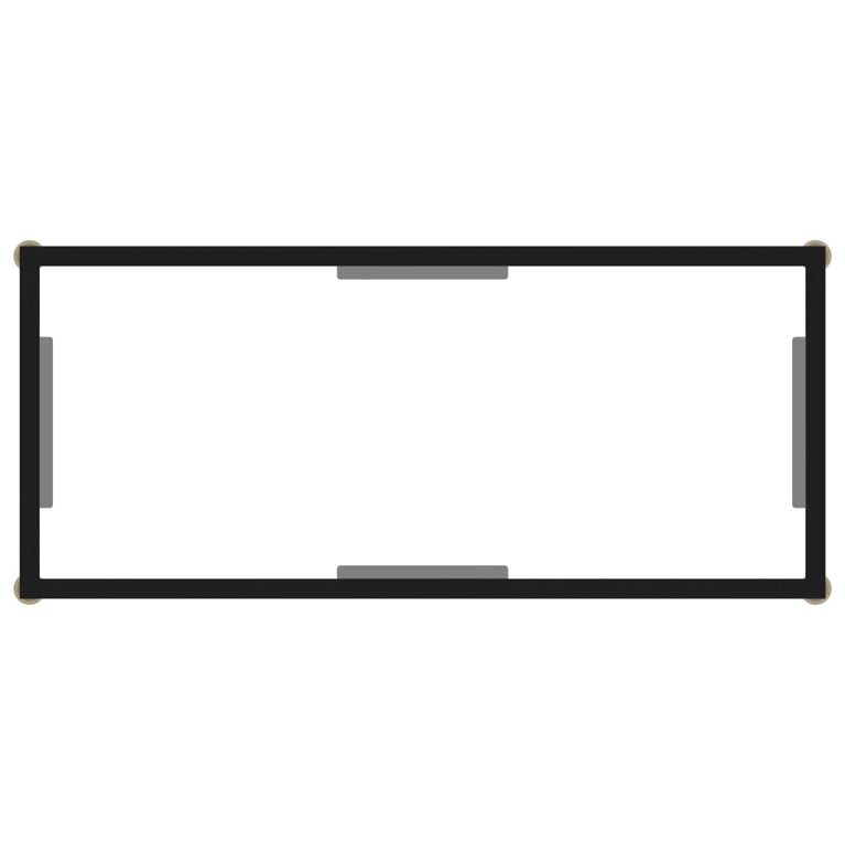 Wandtafel 80x35x75 cm gehard glas transparant MeubelReus