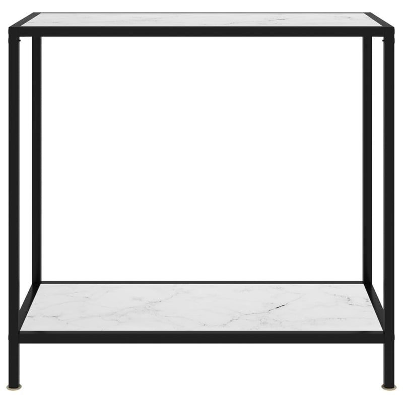 Wandtafel 80x35x75 cm gehard glas wit MeubelReus