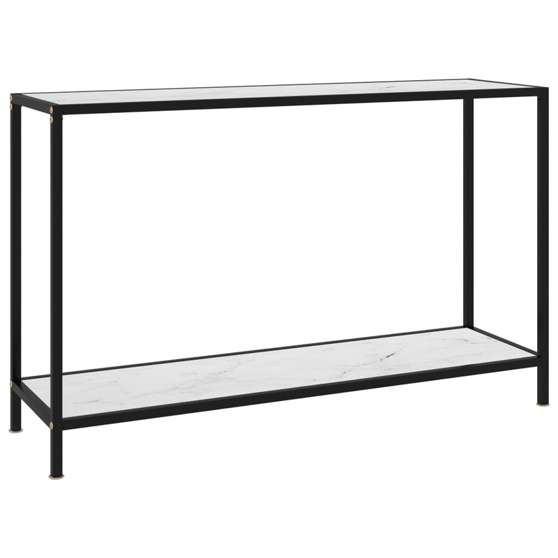 Wandtafel 120x35x75 cm gehard glas wit MeubelReus