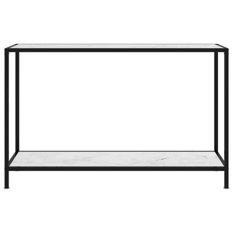 Wandtafel 120x35x75 cm gehard glas wit MeubelReus