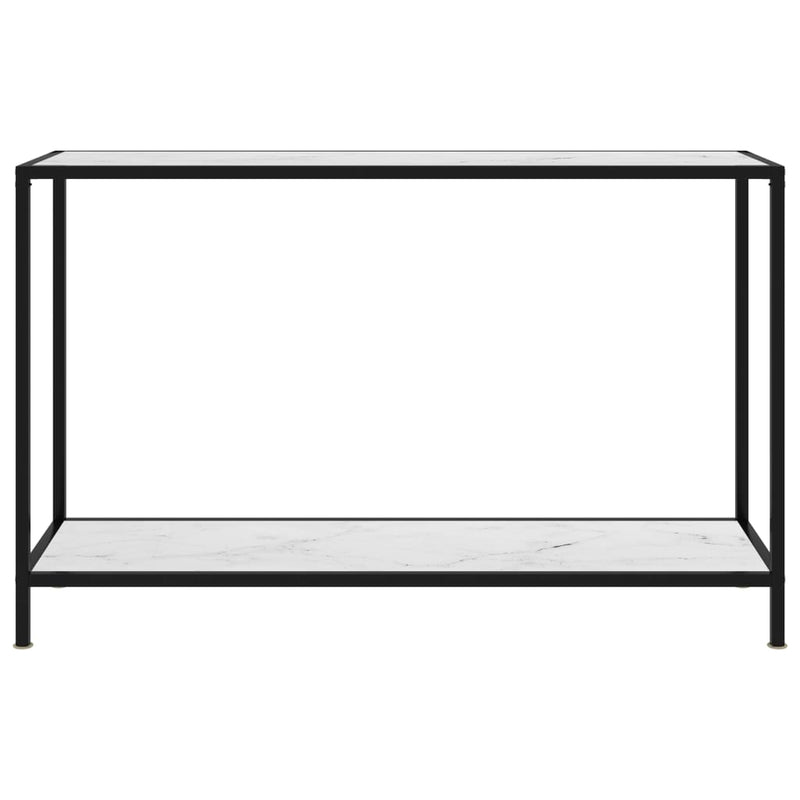 Wandtafel 120x35x75 cm gehard glas wit MeubelReus