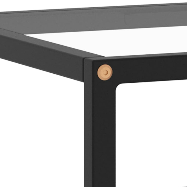 Tv-meubel met gehard glas 100x40x40 cm zwart MeubelReus