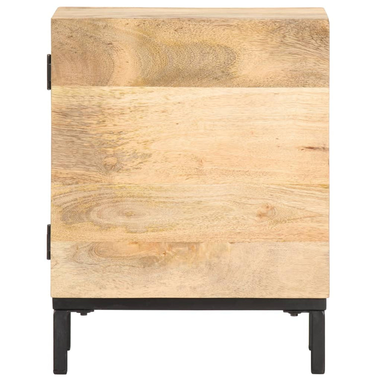 Nachtkastje 40x30x51 cm massief mangohout MeubelReus