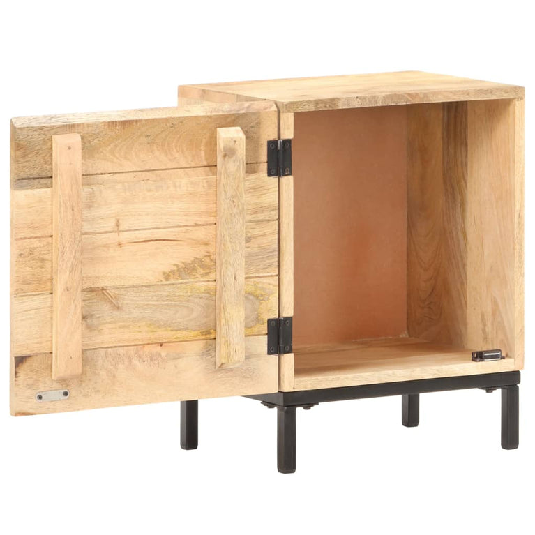 Nachtkastje 40x30x51 cm massief mangohout MeubelReus