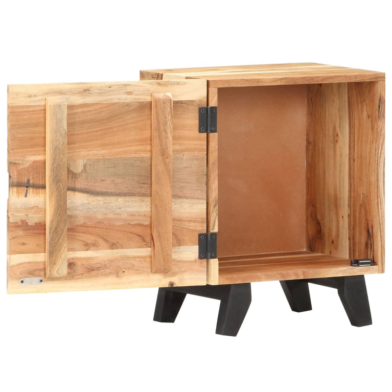 Nachtkastje 40x30x51 cm massief acaciahout MeubelReus