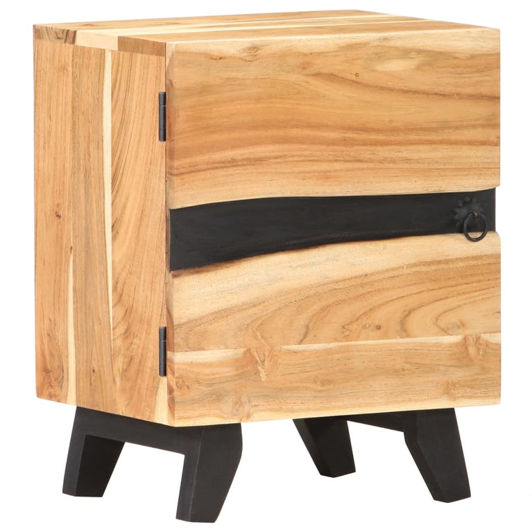 Nachtkastje 40x30x51 cm massief acaciahout MeubelReus