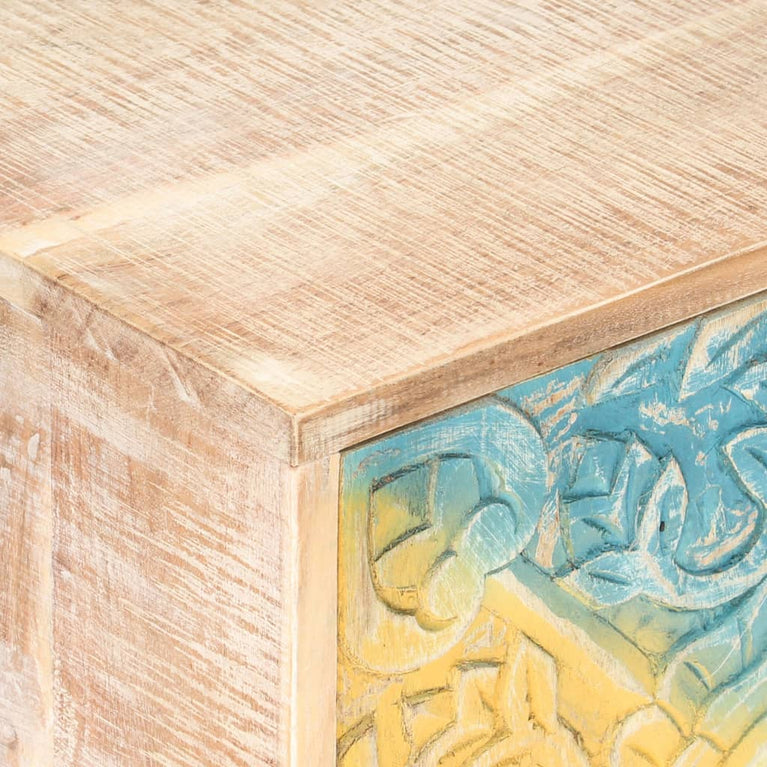 Nachtkastje bewerkt 40x30x50 cm massief acaciahout MeubelReus