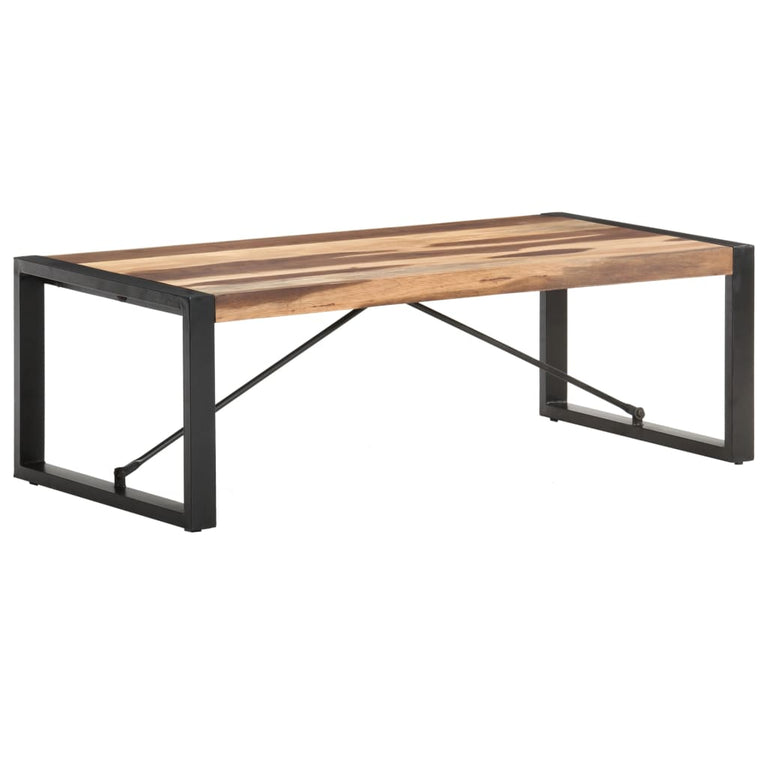Salontafel 120x60x40 cm massief hout met sheesham afwerking MeubelReus