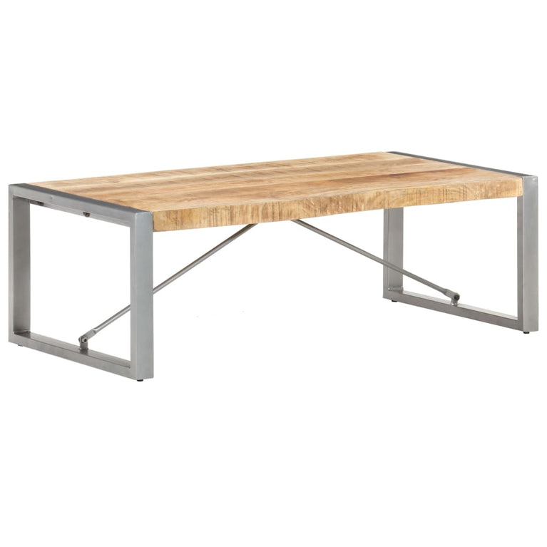 Salontafel 120x60x40 cm ruw mangohout MeubelReus