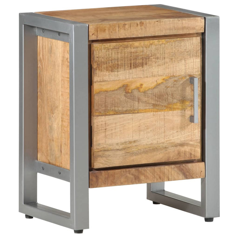 Nachtkastje 40x30x50 cm ruw mangohout MeubelReus