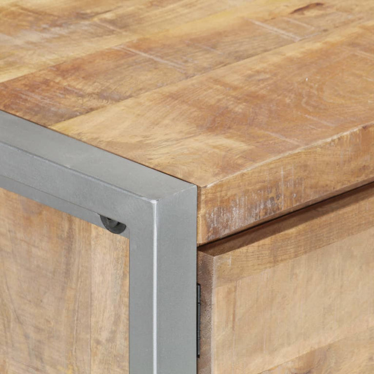 Salontafel 95x50x40 cm ruw mangohout MeubelReus
